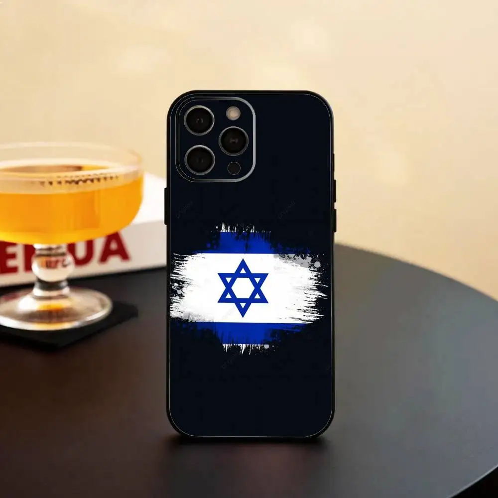 F-Flag of Israel   Phone Case Silicone Soft For IPhone 17 16 15 14 13 12 11 X XR Plus Pro Max Plus
