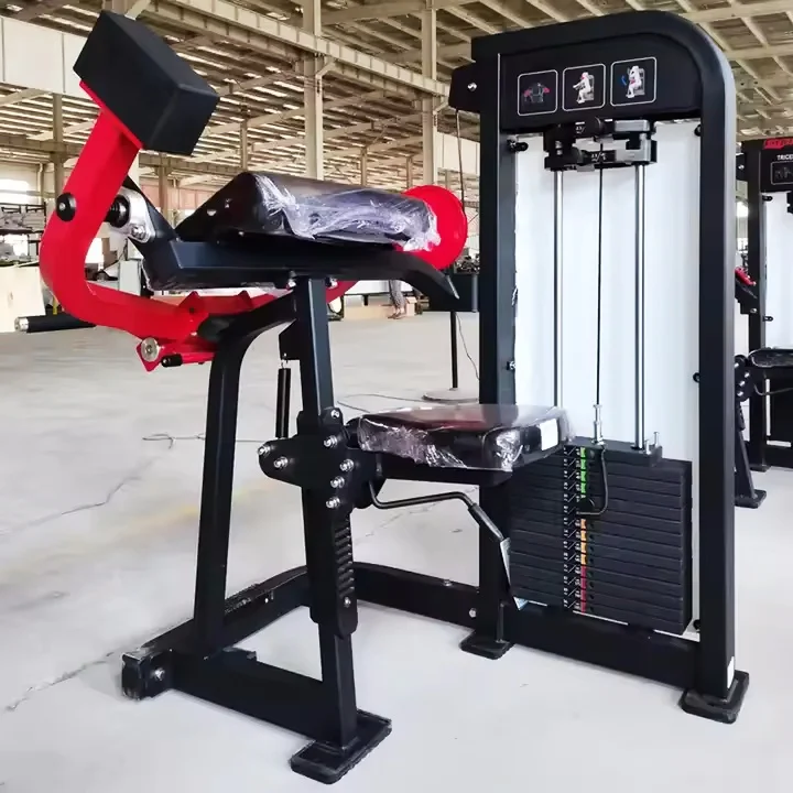 Commercial Pin Loaded Selection Gym Equipment Sport Strength Training Seated Dual Function Triceps Machine Biceps Curl Machine
