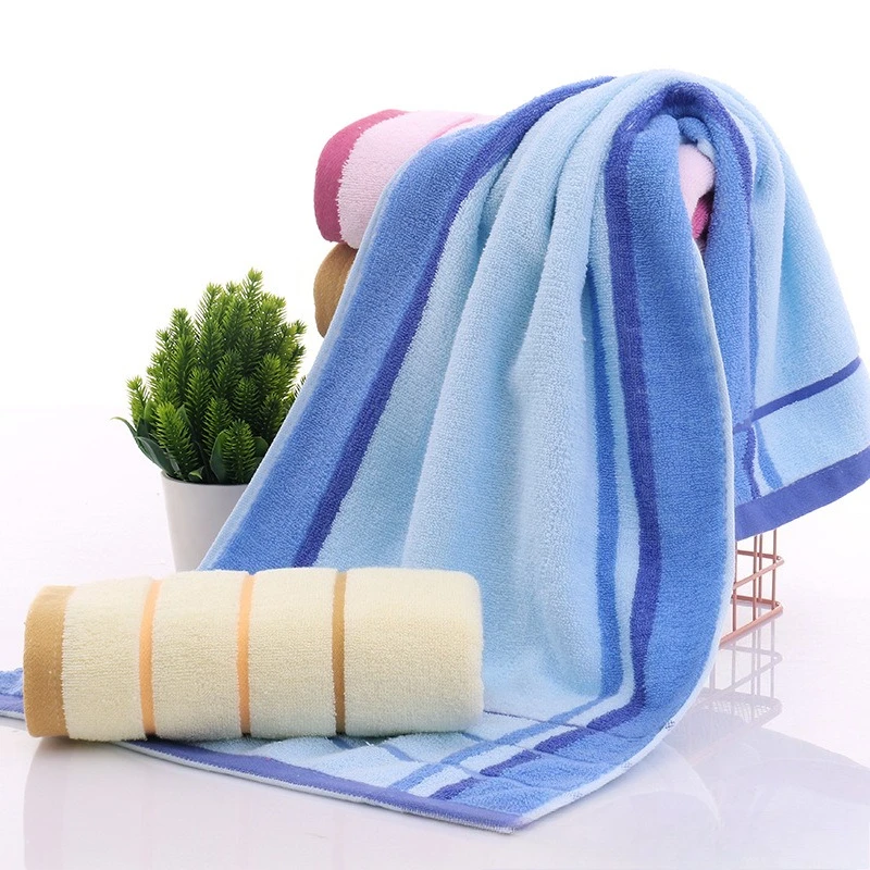 40x90cm Cotton Face Washing and Bathing Towel Gym Sports Towel Men's and Women's Sweat Wiping Adult Shower Absorbent Long Towel