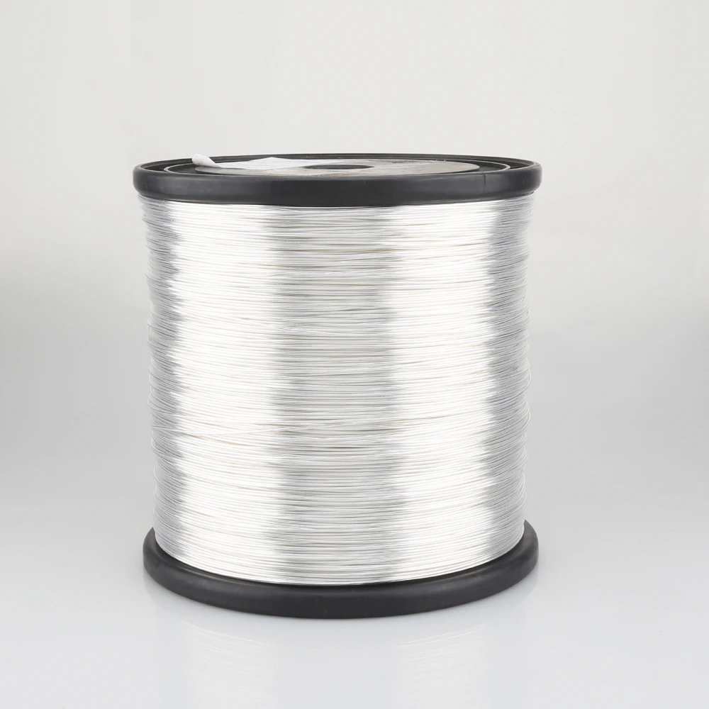 Silver 0912ag High Purity 5N Crystal Copper Silver Plated 99.9998% Cable PTEF Insulation Power Speaker Audio Cable
