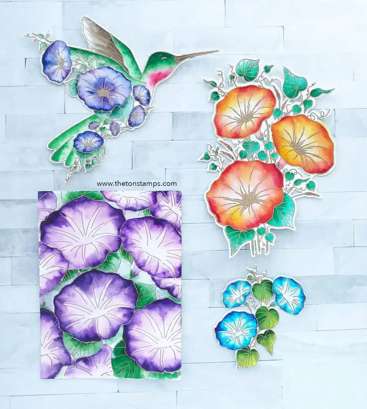 Border Rose Hydrangea Climbing Morning Glory Metal Cutting Dies Clear Stamps Stencil DIY Scrapbook Gift Card Decoration 2026