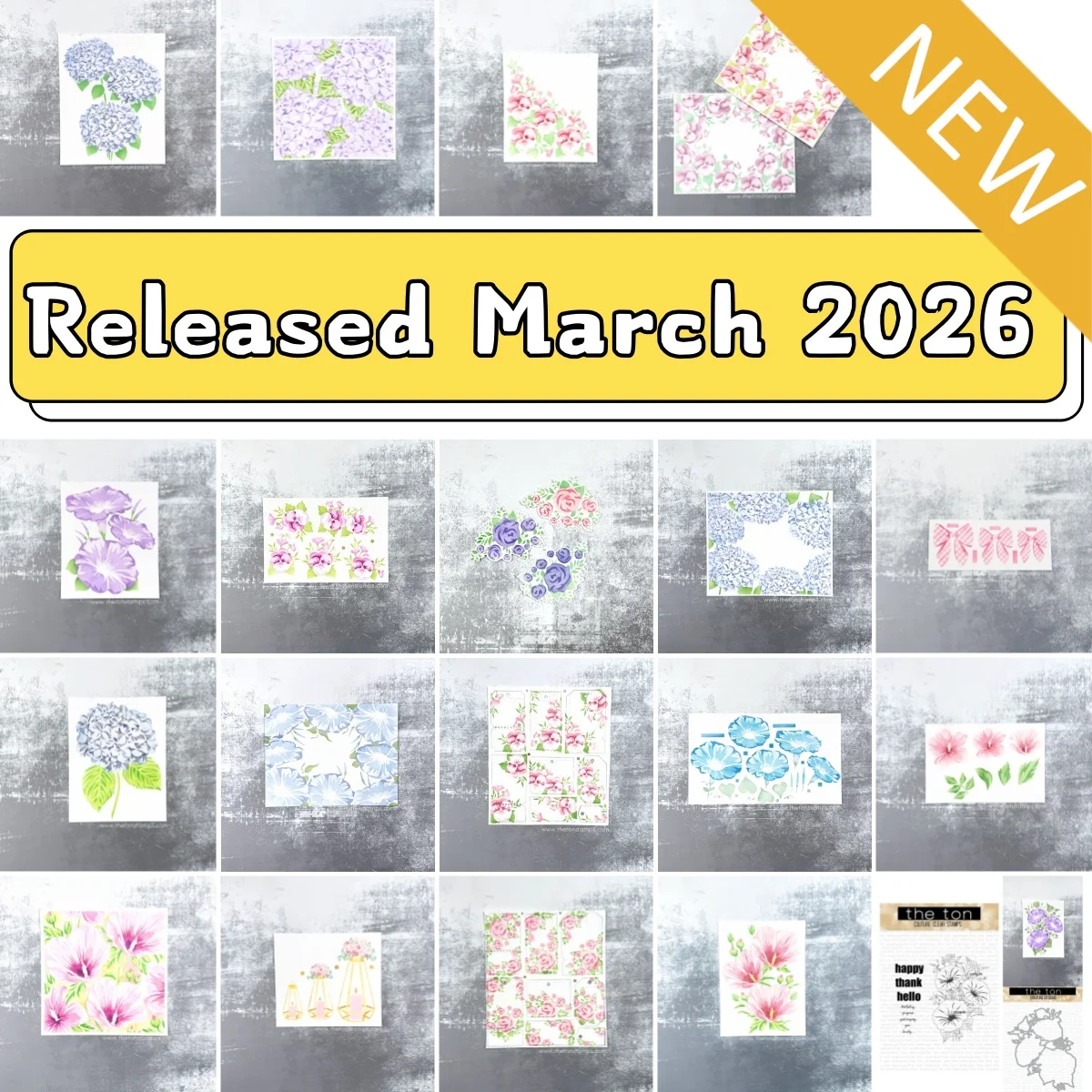 Border Rose Hydrangea Climbing Morning Glory Metal Cutting Dies Clear Stamps Stencil DIY Scrapbook Gift Card Decoration 2026