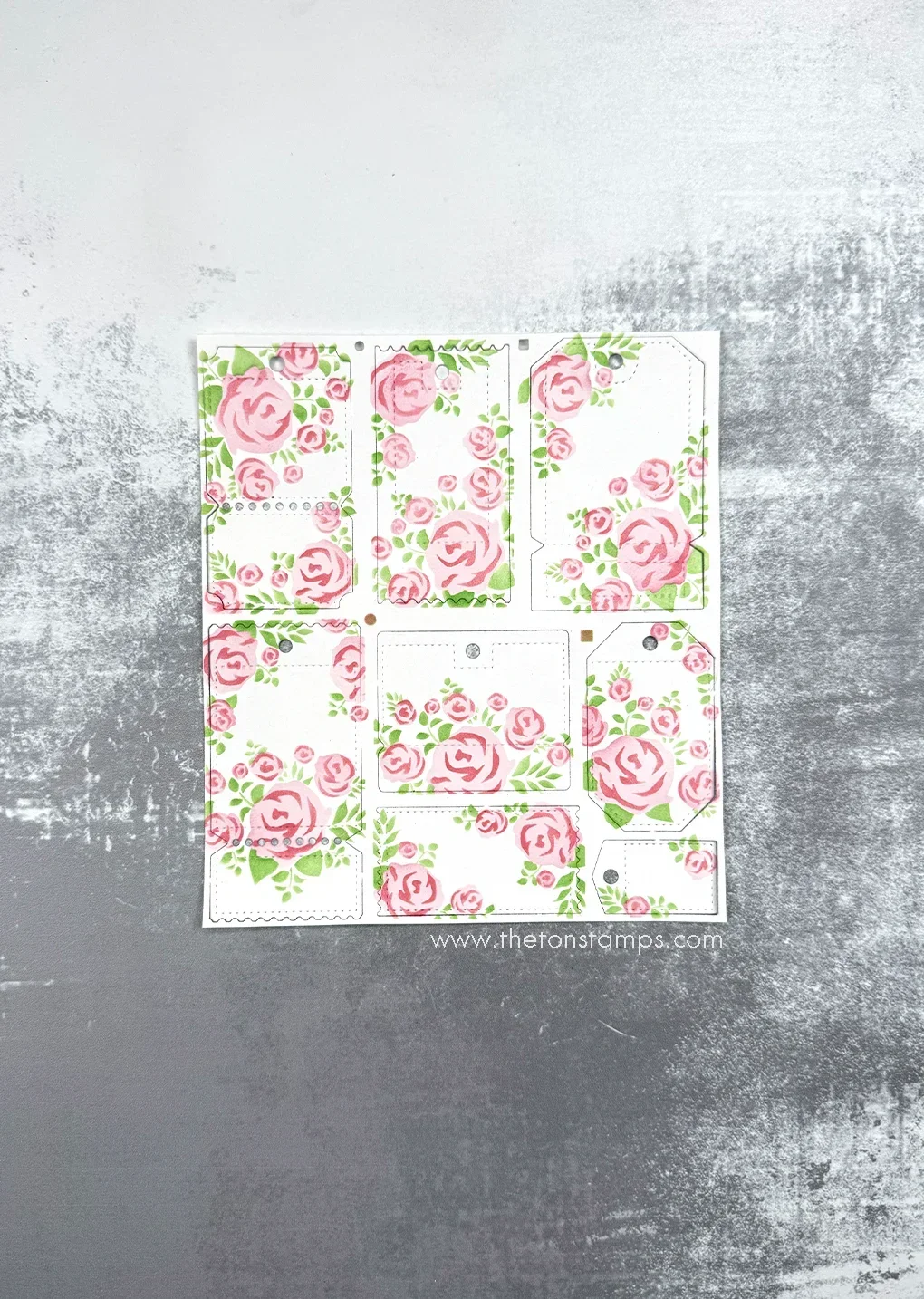 Border Rose Hydrangea Climbing Morning Glory Metal Cutting Dies Clear Stamps Stencil DIY Scrapbook Gift Card Decoration 2026