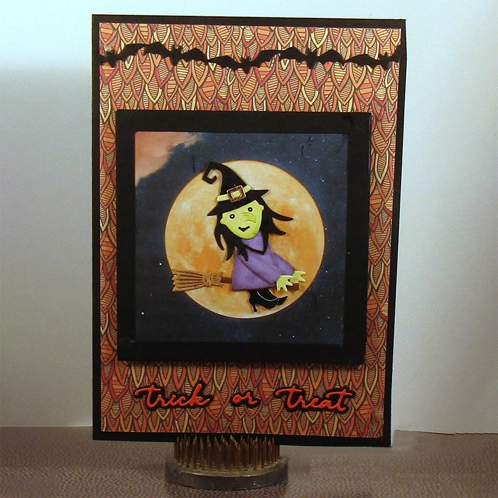 Halloween Pumpkin Spider Bats Border Metal Cutting Dies DIY Card Album Making Scrapbooking Crafts Stencil New 2023