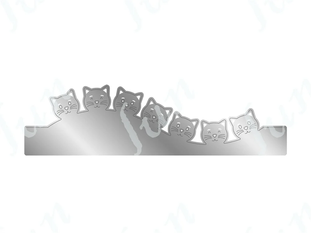 Animal Bear Hugs Corner Metal Cutting Dies Frames and Borders Stencils for Scrapbooking Embossing Cut Die DIY Paper Card Decor