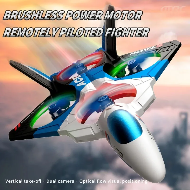 RC Plane Aero Jet Dron Remote Control Airplane 2.4G 8K Dual Camera Fighter Hobby Plane Glider Airplane Foam RC Drone drop ship