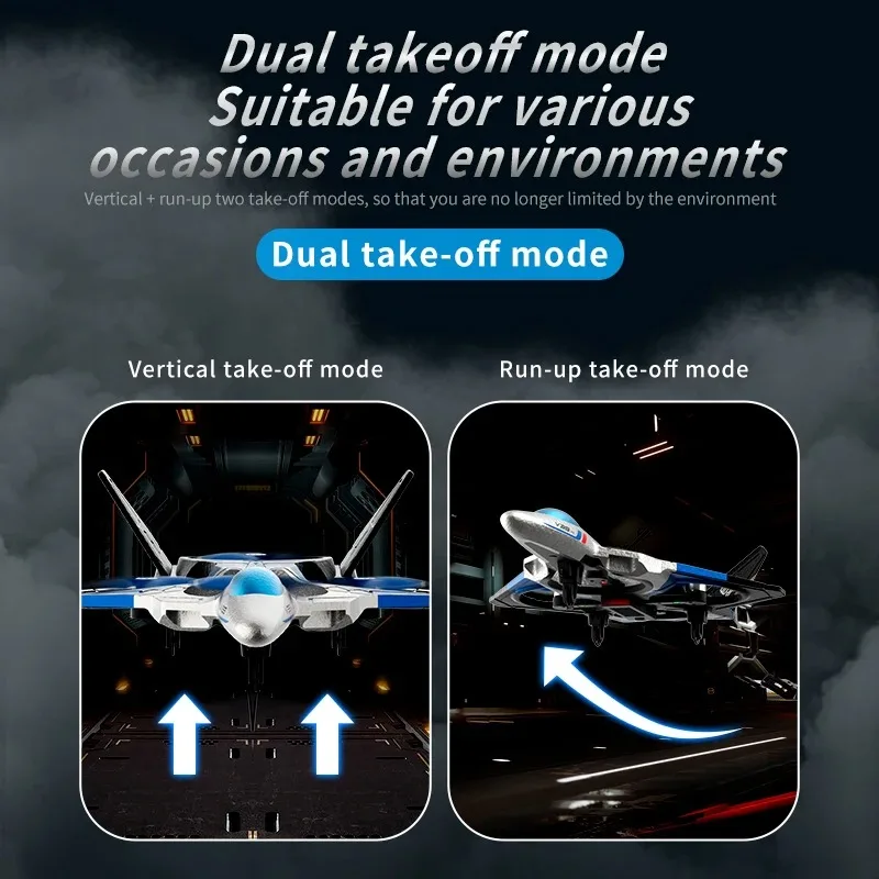 RC Plane Aero Jet Dron Remote Control Airplane 2.4G 8K Dual Camera Fighter Hobby Plane Glider Airplane Foam RC Drone drop ship