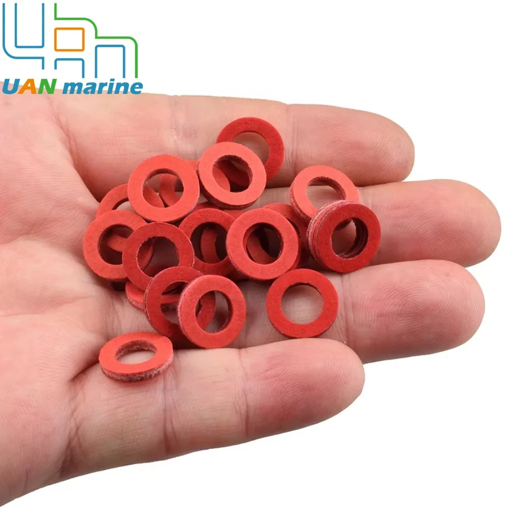 Red Seal Gasket Lower Casing For Yamaha Hidea Outboard Motor Engine Parts 100 Pieces 332-60006-0 332-60006 Boat Motor