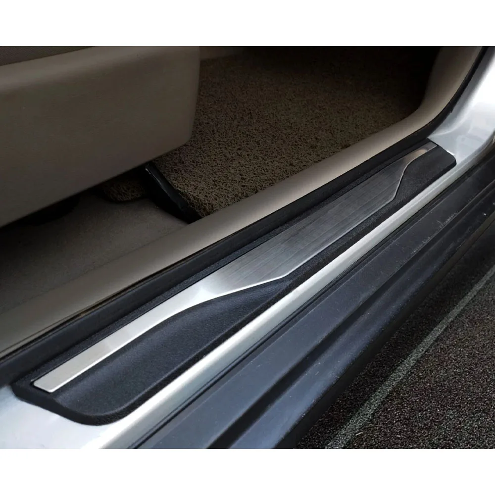 For Mazda 3 2018-2026 Car Threshold Trim Strip Styling Accessories Auto Door Sill Scuff Plate Scratch-Resistant Stickers