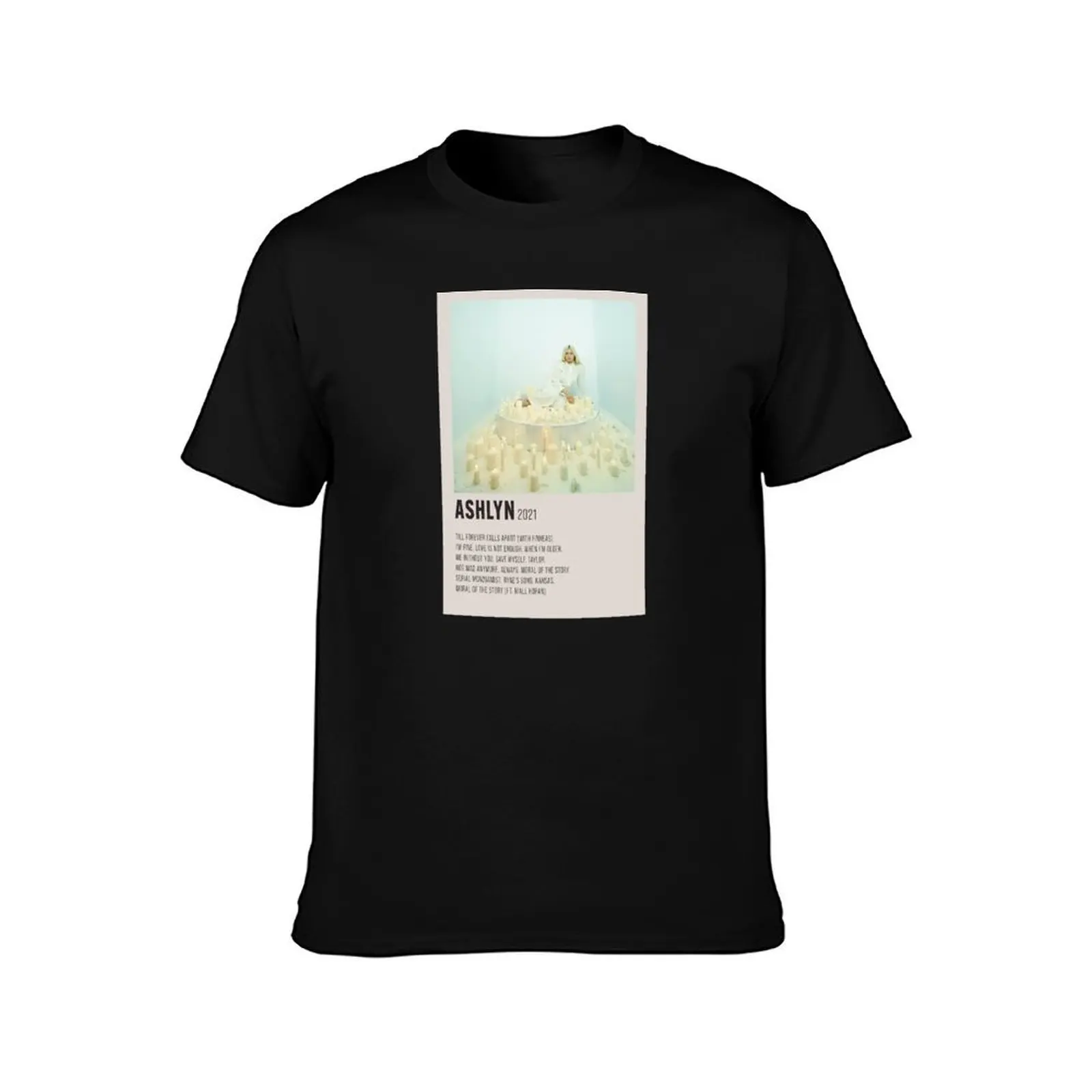 ashlyn | ashe | aesthetic minimalist poster T-Shirt t shirts for man slim fit T-Shirt