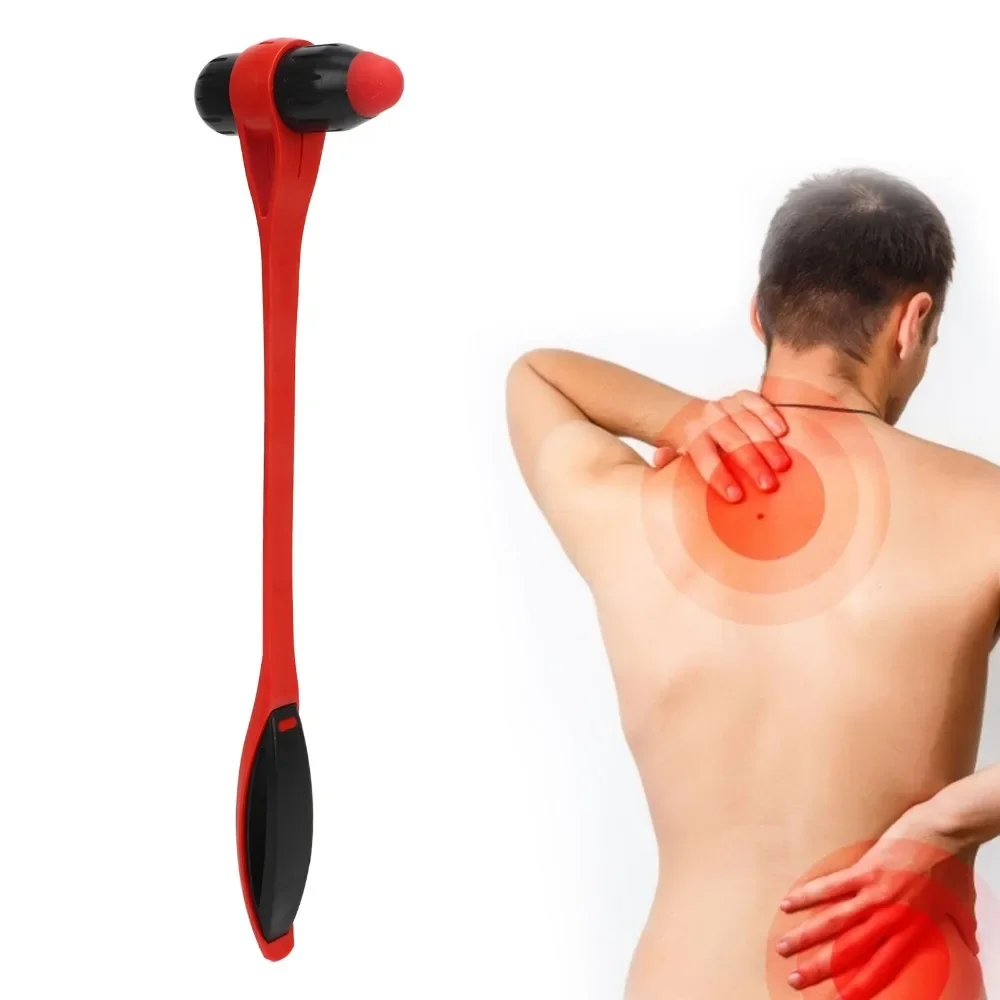 Portable Muscle Relax Massage Hammer Soft Silicone Flexible Comfortable Multifunctional Manual Massage Hammer Eye Back Necks New
