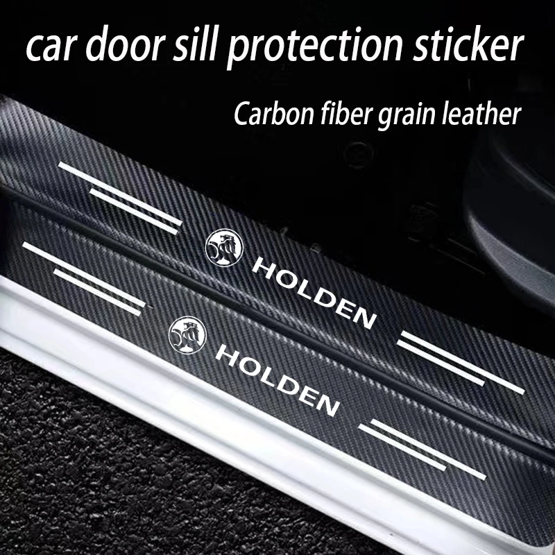 Car Door Sill Stickers For Holden Astra Commodore Cruze Monaro Trailblazer Colorado HSV VF Ute SV6 Sportwagon WN Accessories