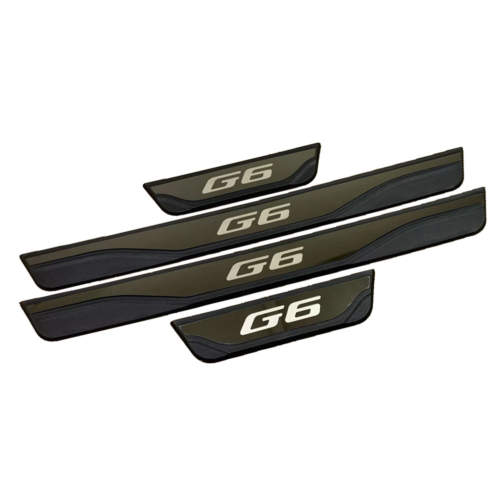 Car Pedal Styling Trim Strip For Xpeng G6 2023 2024 2025 Door Sill Plate Stickers Threshold Protector External Accessories