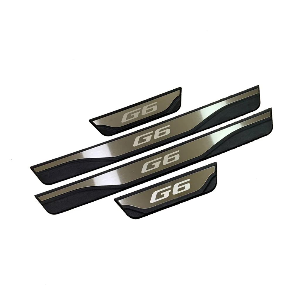 Car Pedal Styling Trim Strip For Xpeng G6 2023 2024 2025 Door Sill Plate Stickers Threshold Protector External Accessories