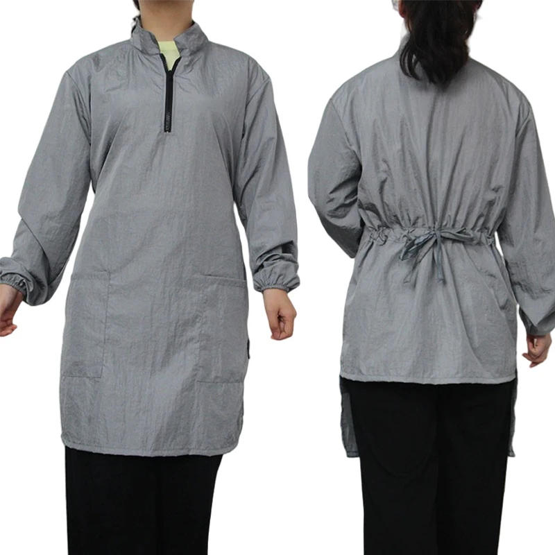 Pet Grooming Clothing Waterproof Work Clothes For Pet Stores Short Sleeve Tops Anti Hair And Anti-static Pet Groomer Uniform