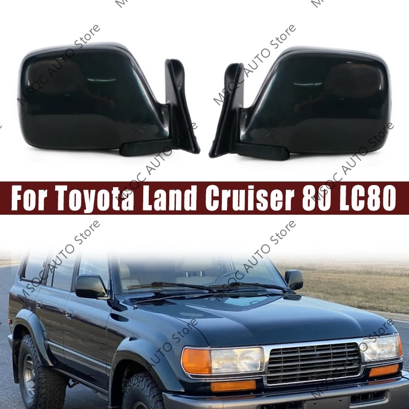 Car Accessories For Toyota Land Cruiser 80 LC80 1992 1993 1994 1995 1996 1997 Auto Outside Door Rearview Mirror Assemblys 3 Pin