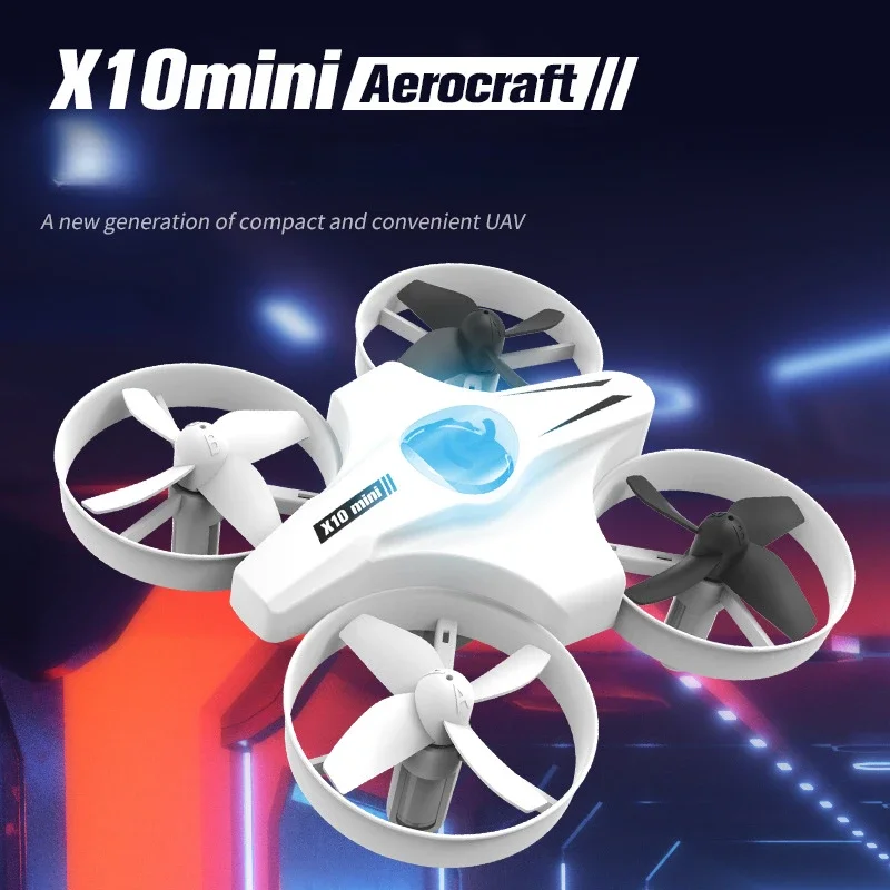 New X10 Mini Drone Rotating Colorful Light Quadcopter Drone RC Aircraft Aircraft  Airplane Toy Helicopter Kid Gift Toys UFO