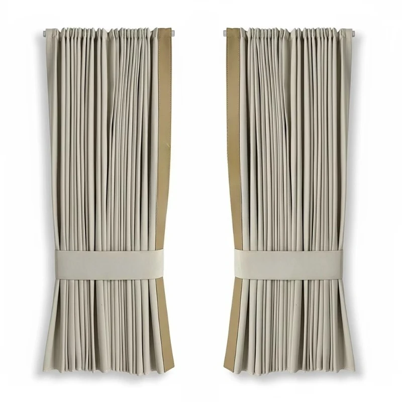 Luxury Premium Quality Truck Curtains  with Tieback 240CM X 90CM Truck Window Pelmet for VOLVO DAF Sitrak Howo SCANIA MAN