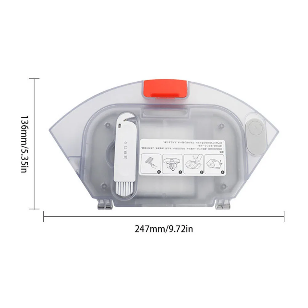 Para Xiaomi S20 D106 caja de polvo tanque de agua para Xiaomi Mijia E10 E12 B112 accesorios de Robot aspirador