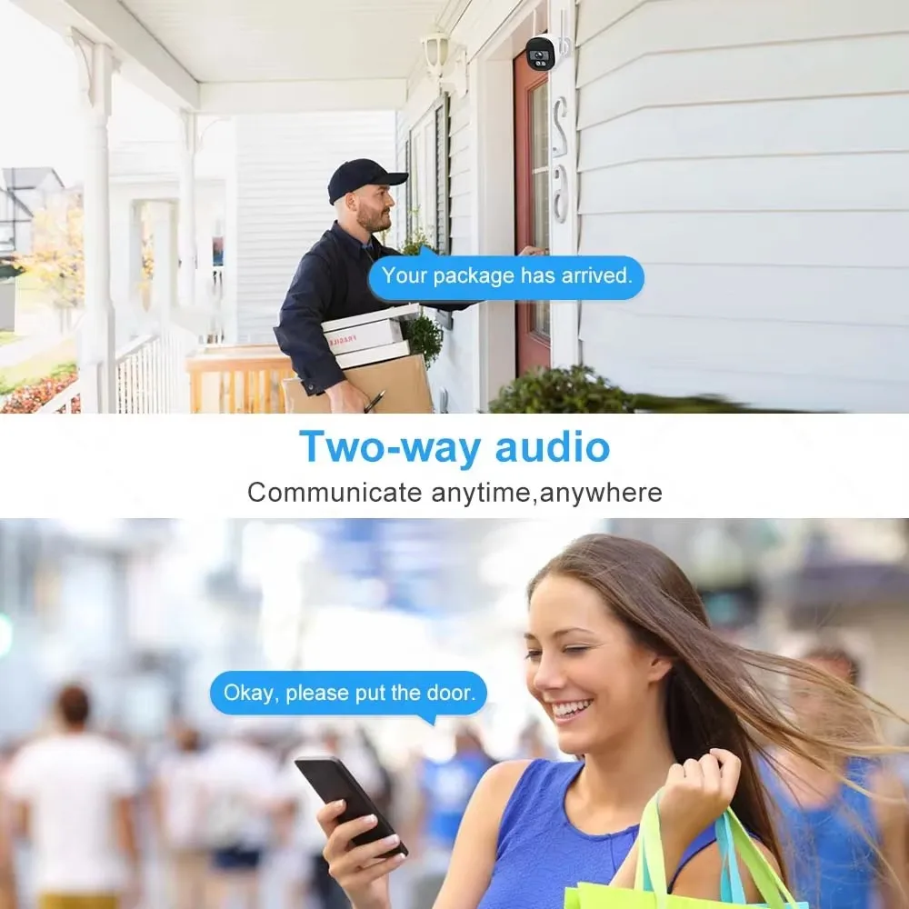 4MP Tuya Bullet Camera smart Home 2.4G/5G WiFi Surveillance Camera Outdoor Mini Tuya CCTV Video Surveillance Camera Smart life