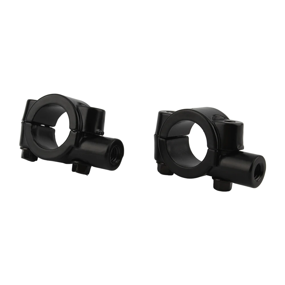 22mm Handlebar Motorcycle Motorbike Mirror Mount Clamp Rear View Mirror Holder Adapter Clamp Base 10mm 8mm Thread For KTM Yamaha