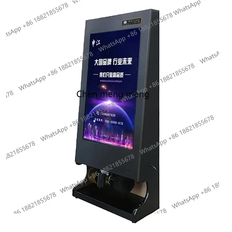 Q181 C302 automatic shoe shine machine advertising light box shoe brush machine commercial high-power shoe shine machine