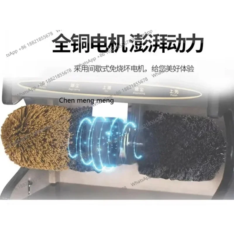 Q181 C302 automatic shoe shine machine advertising light box shoe brush machine commercial high-power shoe shine machine