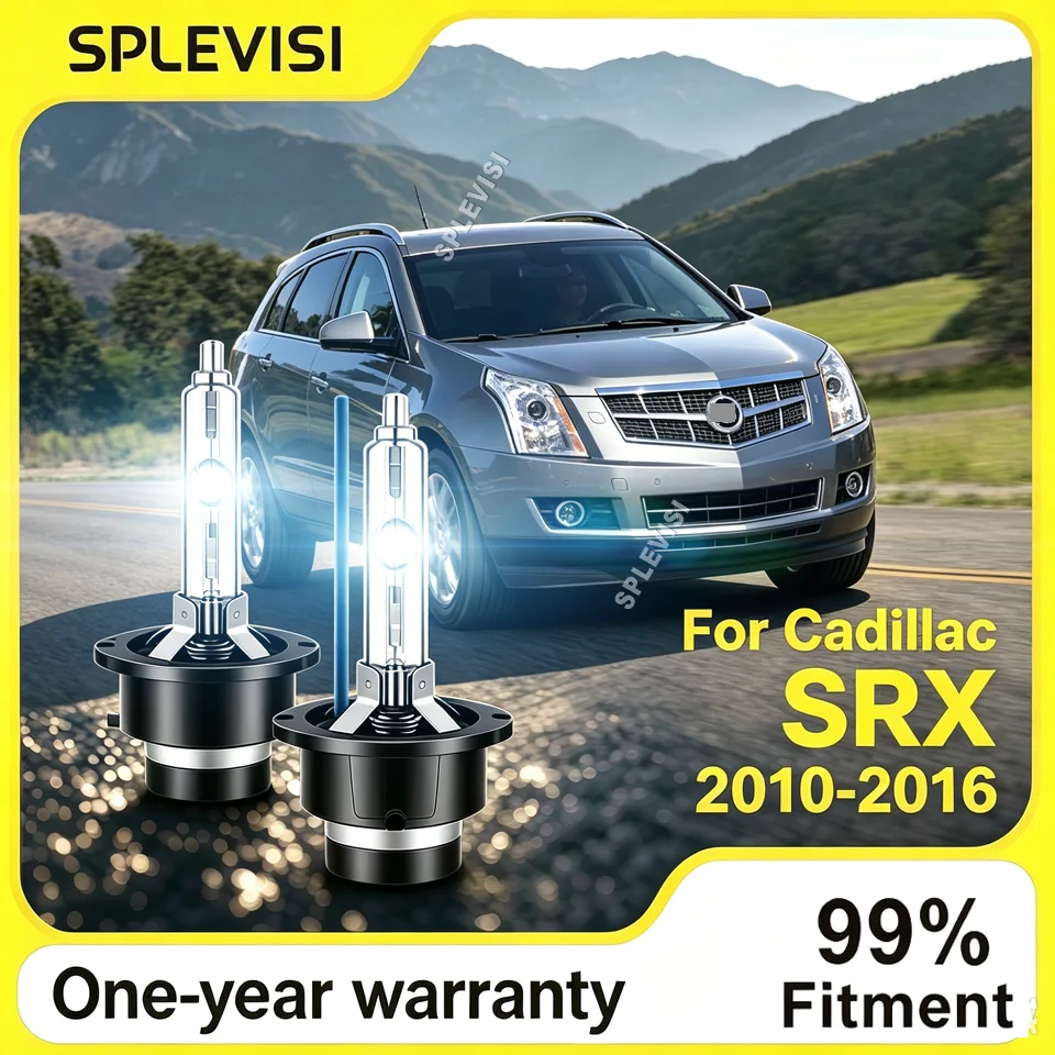 2Pcs 35W Xenon HID Headlight Headlamp 6000K - Improve night driving vision For Cadillac SRX 2010 2011 2012 2013 2014 2015 2016