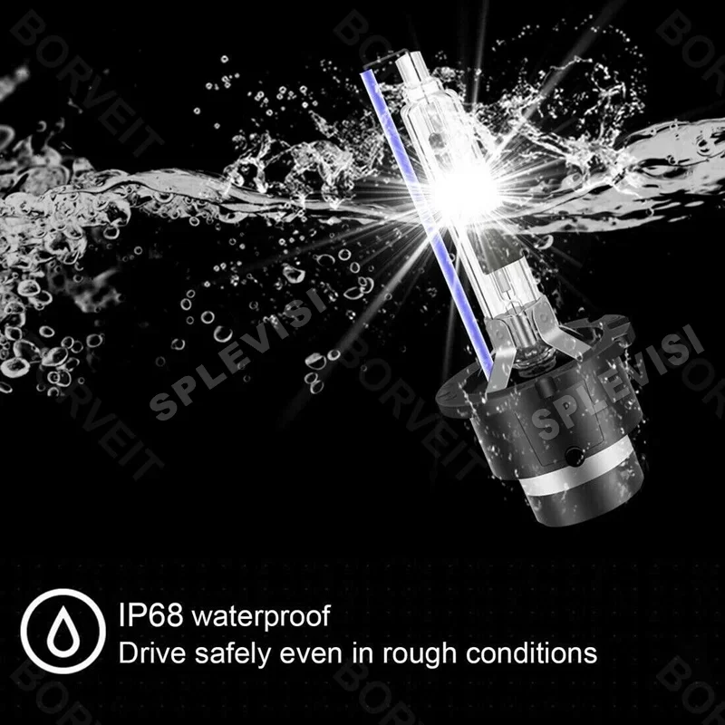 2Pcs 35W Xenon HID Headlight Headlamp 6000K - Improve night driving vision For Cadillac SRX 2010 2011 2012 2013 2014 2015 2016