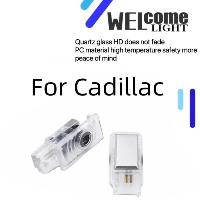Led Emblem Lamp Car Door Lights Luces Projector Car Goods Accessories for Cadillac SRX XT4 XT5 XT6 ATS XTS CTS CT6 Accessories