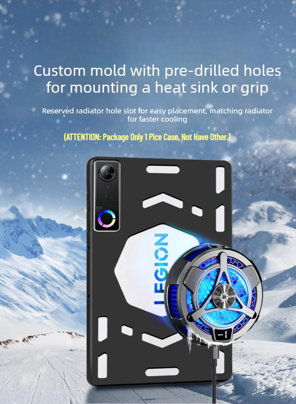Flip Case for Lenovo Legion Y700 Tab Gen 5/4/3/2 8.8" Soft TPU Cover Hollow Cooling Design Shockproof Back Shell Non-Slip Cases