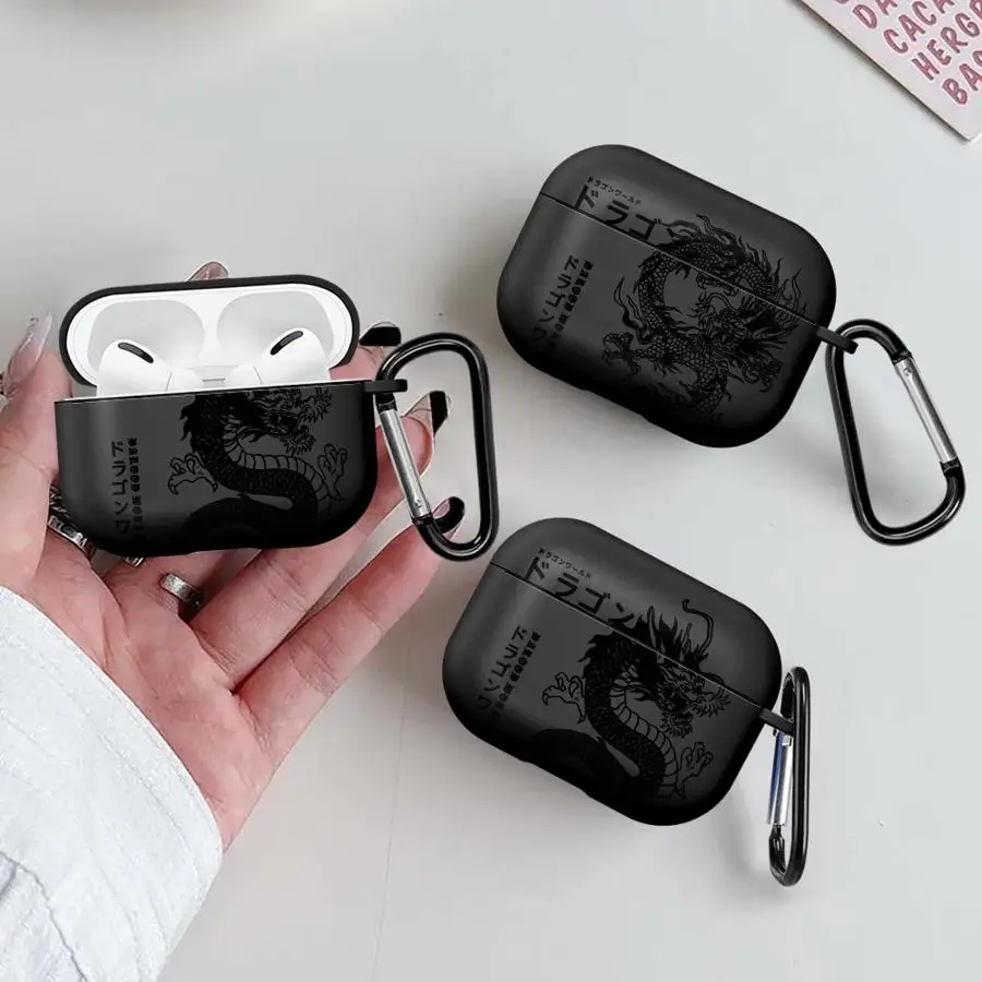 The Art World Of Dragons Case For Airpods 2 3 Pro 4 Pro3 Pro2 1 Earphone Cases Cover