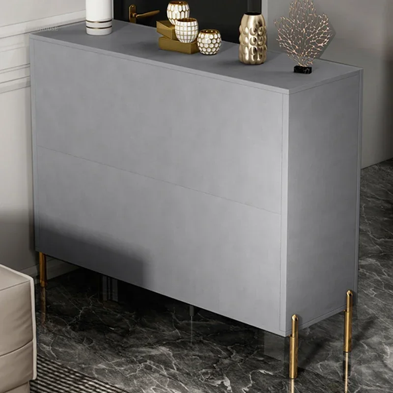 c13-Modern Shoerack for Living Room Partition Multi-layer Dustproof Shoe Cabinets Simple Light Luxury Shoe Rack for Office F