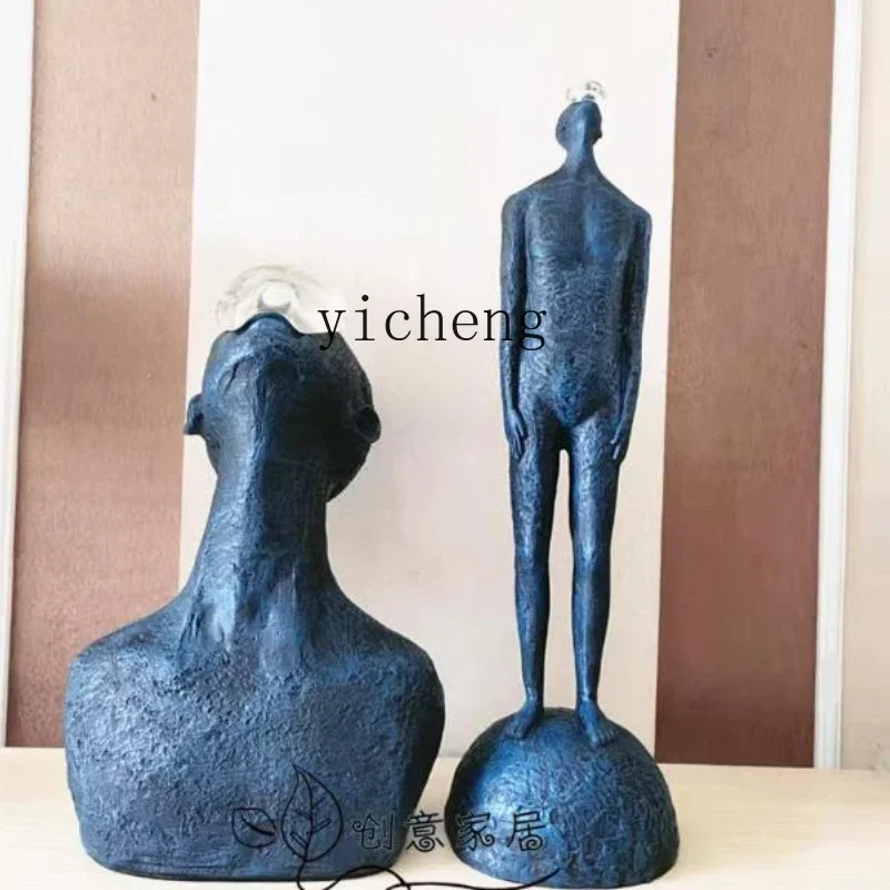 b11-7.1  Simple Modern Character Handicrafts Creative Home Desktop Living Room Entrance Decoration Ornament