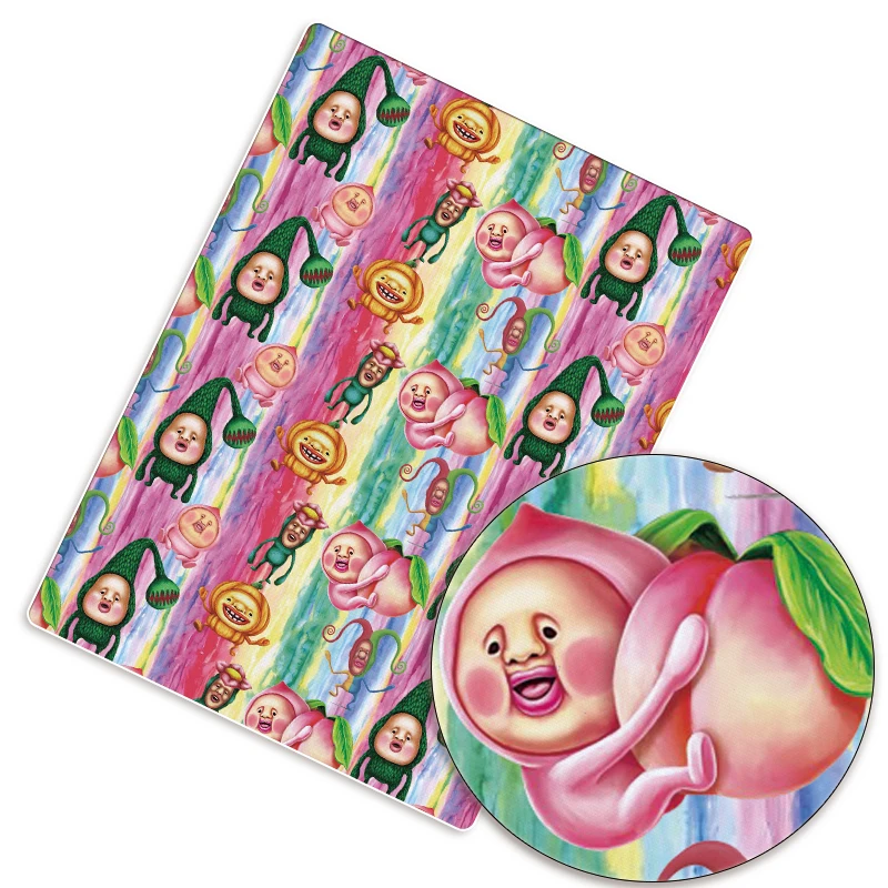 Classic cartoon DIY cotton fabric polyester cotton hand sewn and patchwork quilted baby dress curtain dresshome printing popular