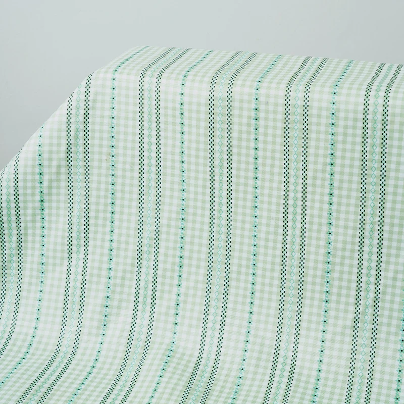 0.5/1/2M Checkered Printed Fabric Colorful Grid Cloth New Check Printing for Sewing Dress,Shirt,Picnic Tablecloth Handmade DIY