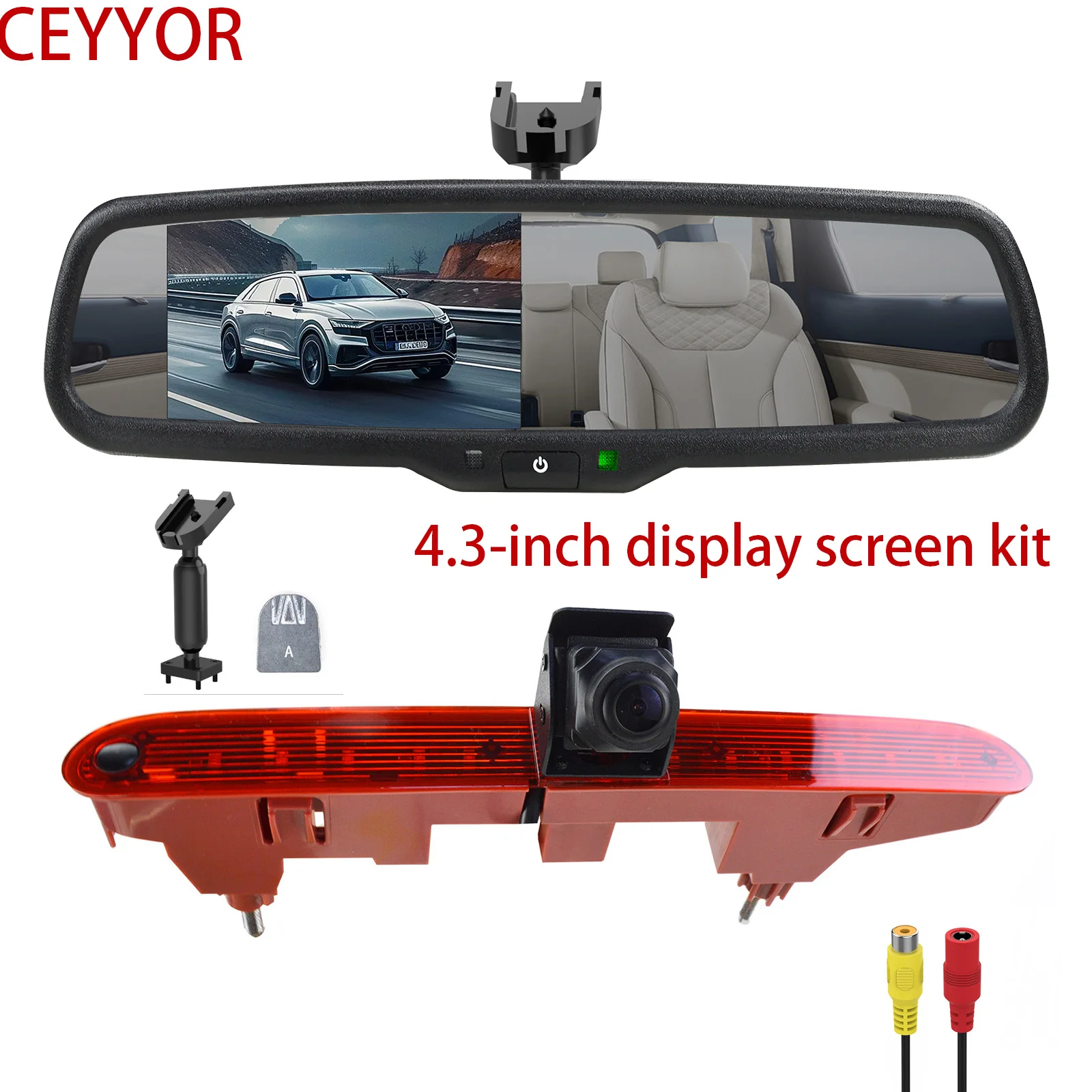 for Car Brake Light Rear View Reverse Camera For Citroen Berlingo Peugeot Partner II 2008-2016 Waterproof Backup Camera