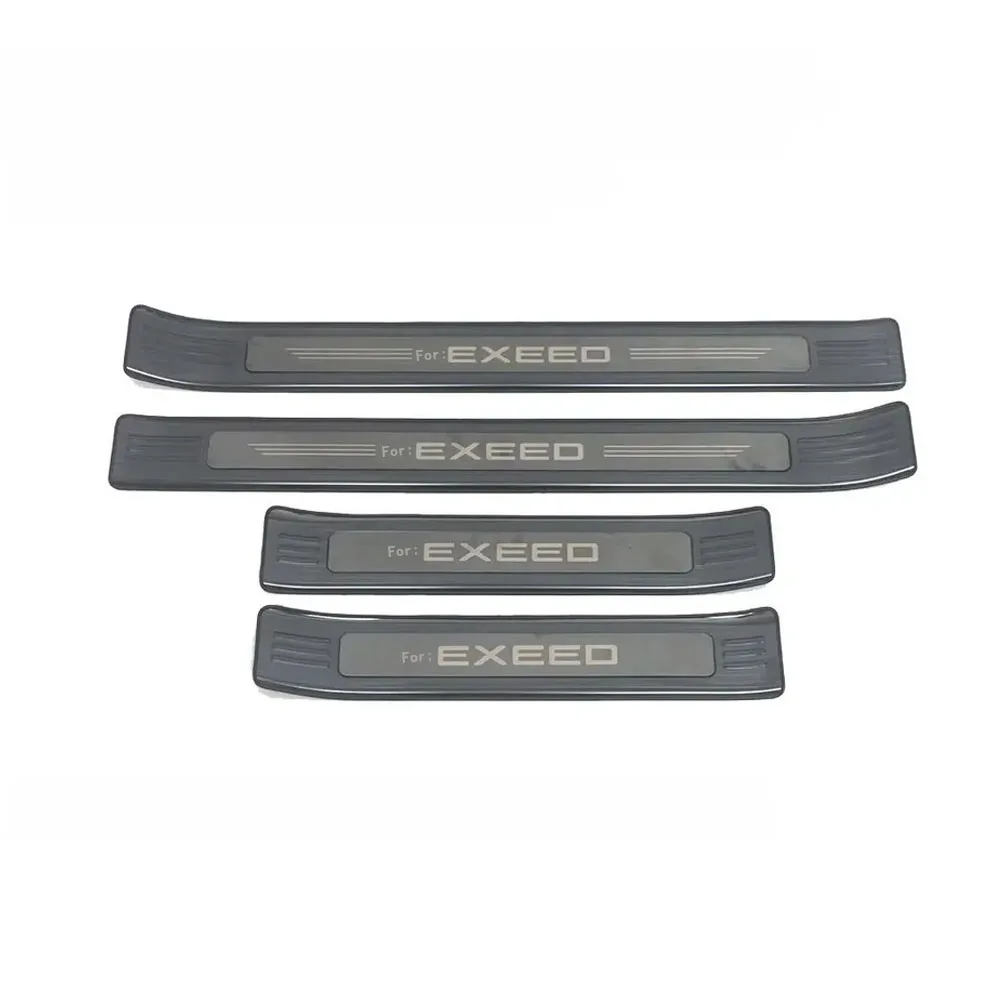 For EXEED RX Door Sill Threshold Guard Pedal Car Scuff Plate Protector Trim Auto Accessories Stickers 2023 2024 2025