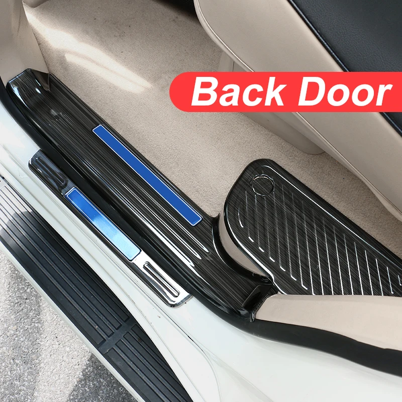 For 2008-2021 Toyota Land Cruiser LC200 FJ 200 Door Sill Protection Strip Anti Scratch Wear Resistant Car Exterior Accessories
