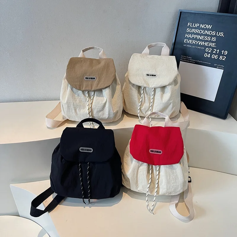 Mini Small Backpack Casual Backpack Women2025New Korean Style Large Capacity Commuting Bag Outdoor Lightweight Travel Bag