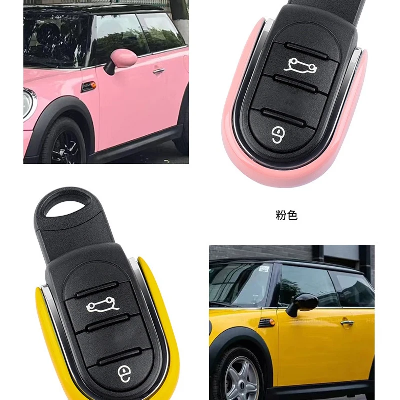 Metal Car Key Case Cover Protection Shell Remote Fob Holder For Mini Cooper F56 F55 F54 F57 F60 Clubman Countryman Accessories