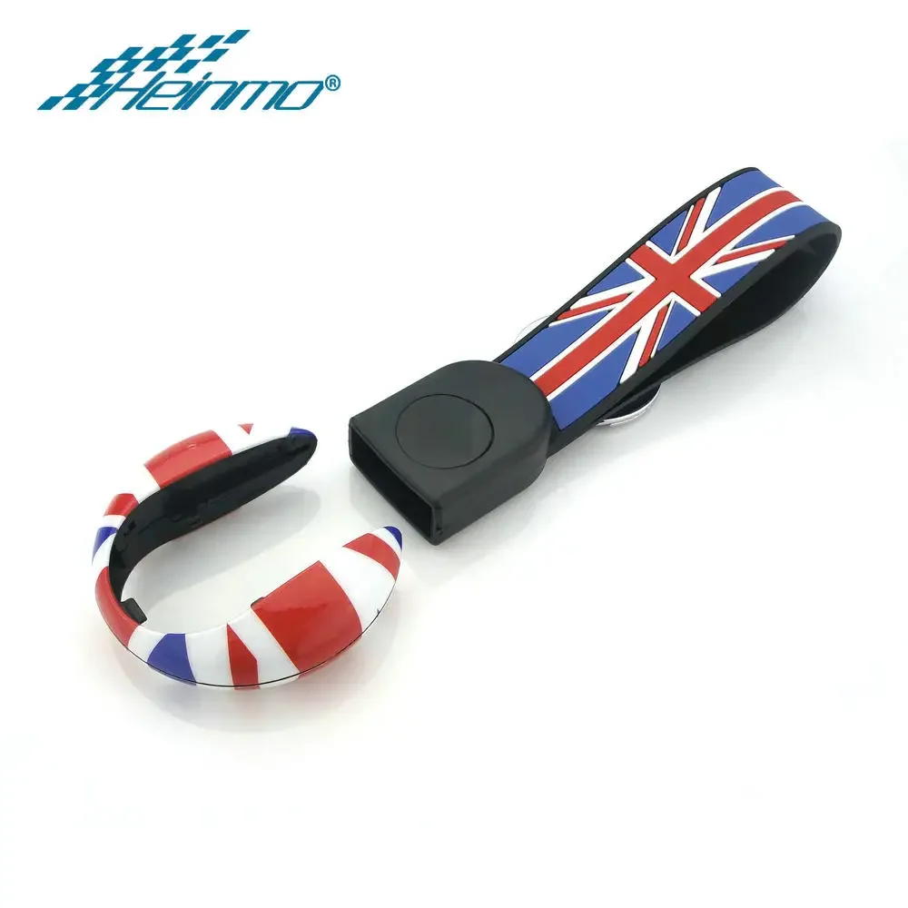 Car Key Case Cover Chain Shell Decorative Protection Fob Holder For MINI Cooper F54 F55 F56 F60 One D S Clubman Accessories