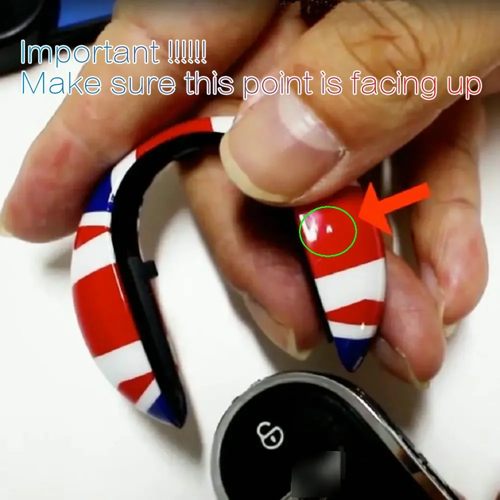 Car Key Case Cover Chain Shell Decorative Protection Fob Holder For MINI Cooper F54 F55 F56 F60 One D S Clubman Accessories