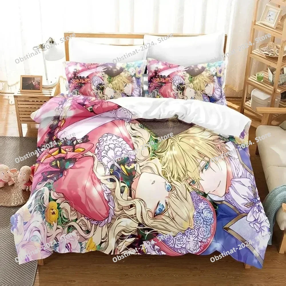 3D Print Anime Bibliophile Princess Bedding Set Duvet Cover Bed Set Quilt Cover Pillowcase Comforter king Queen Size Boys Adult