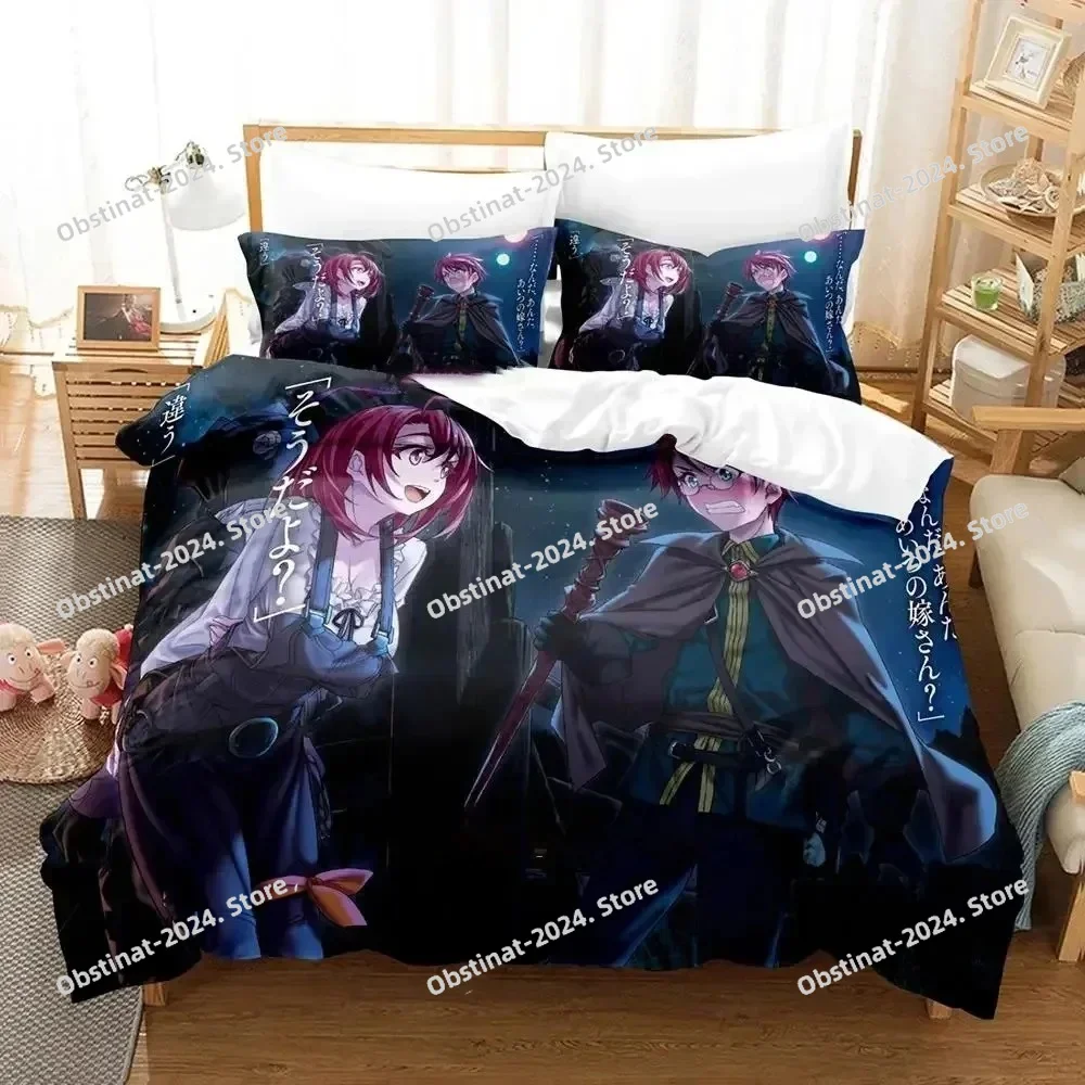 Anime Goblin Slayer Bedding Set Duvet Cover Bed Set Quilt Cover Pillowcase Comforter king Queen Size Boys Adult Bedding Set