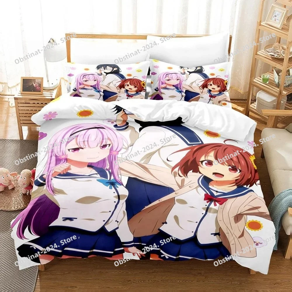 Anime Ore O Suki Nano Wa Omae Dake Kayo Bedding Set Single Twin Full Queen King Size Bed Set Adult Kid Bedroom Duvetcover Sets