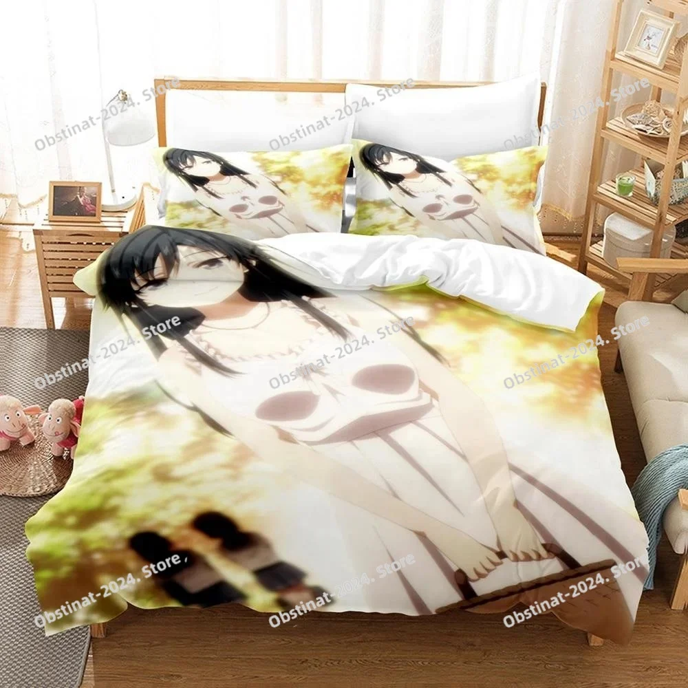 Anime Ore O Suki Nano Wa Omae Dake Kayo Bedding Set Single Twin Full Queen King Size Bed Set Adult Kid Bedroom Duvetcover Sets