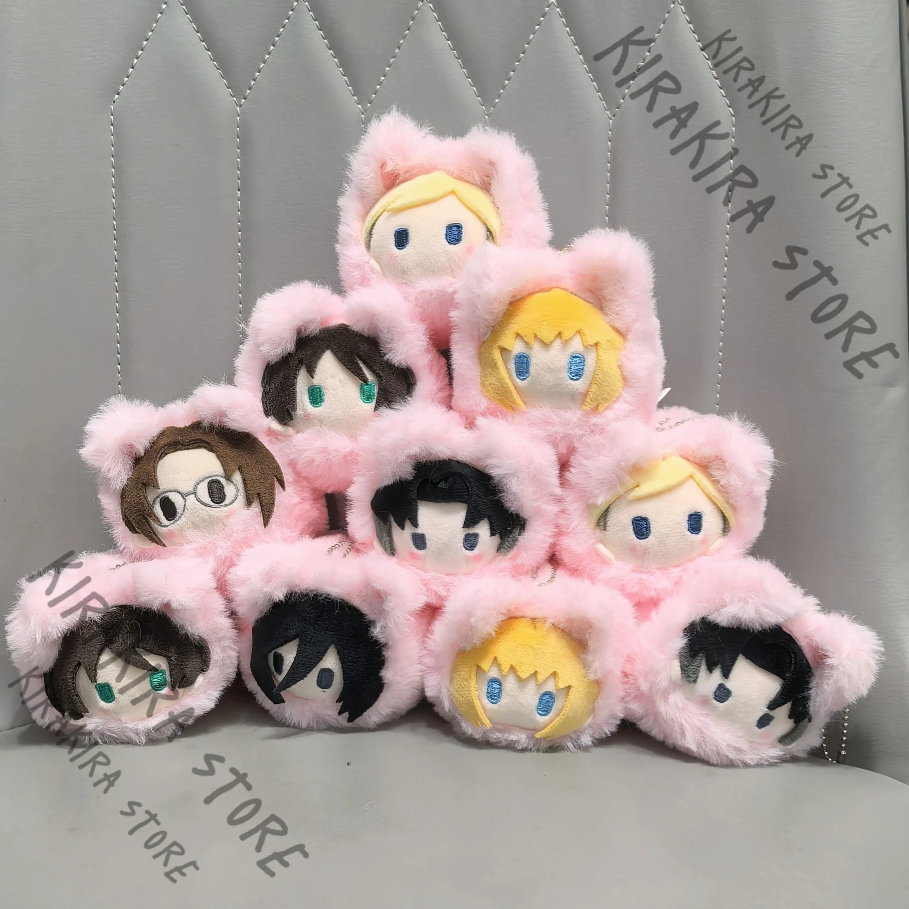 Attack on Titan Erwin Smith Jean Kirstein Eren Jaeger Mikasa.Ackerman Levi Ackerman Cotton Pendant Kawaii Q Version Maumet Gift