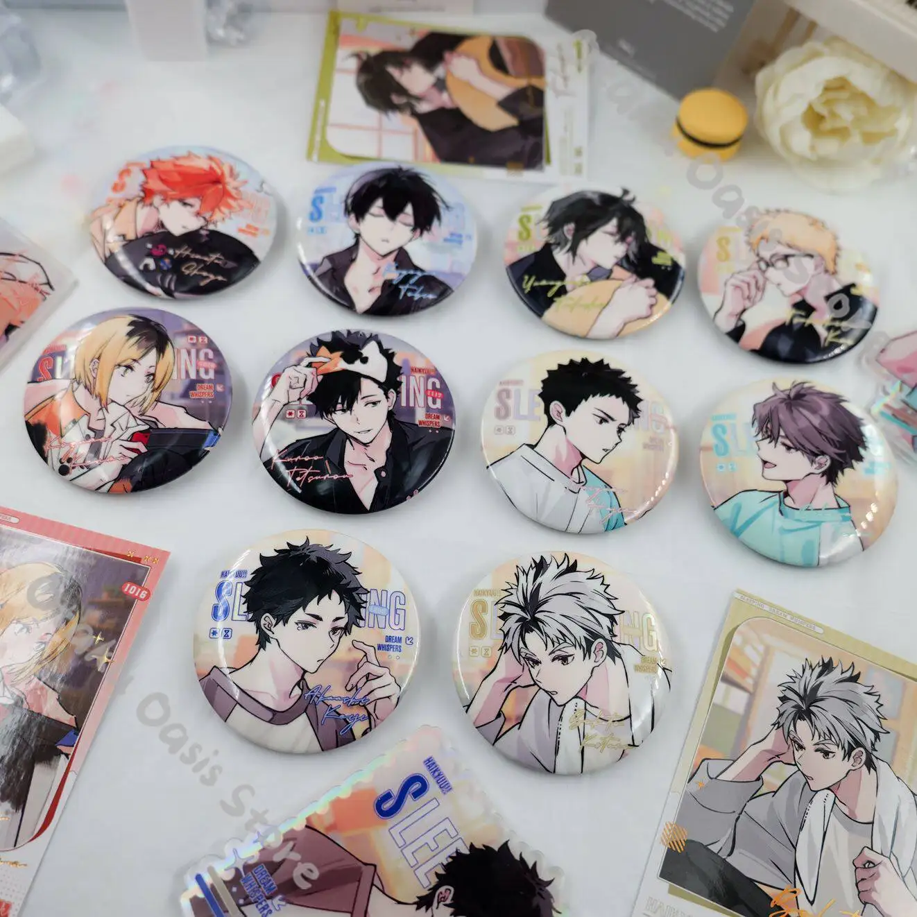 Haikyuu!! Figurine Pendant Periphery Cotton Hanging Ornament Hajime Iwaizumi Oikawa Tooru Kei Tsukishima Original Fangoods