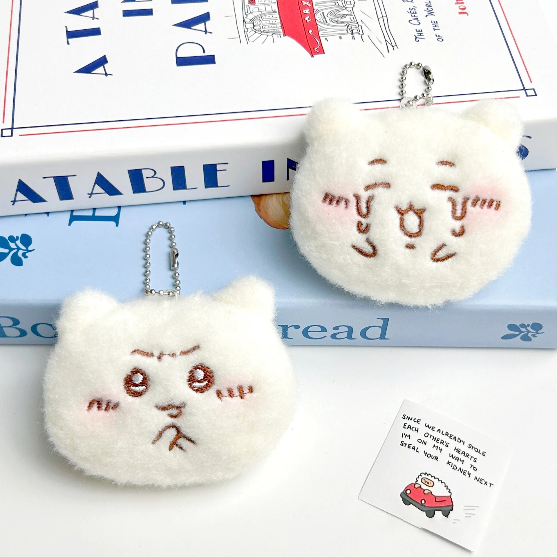 Hot Cartoon yiji Dumpling Crying Expression Squeaking Plush Pendant Dolls Schoolbag Plush Pendant Toys Girl Gift